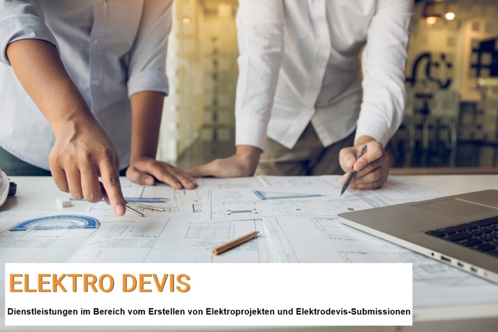 Dienstleistungen im Bereich vom Erstellen von Elektroprojekten und Elektro Submissionen